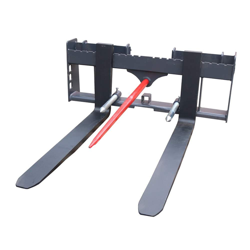 Pallet Fork Hay Bale Spear for Skid Steer Boleo machinery